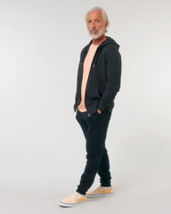 Sweat zippé unisexe personnalisable en coton bio