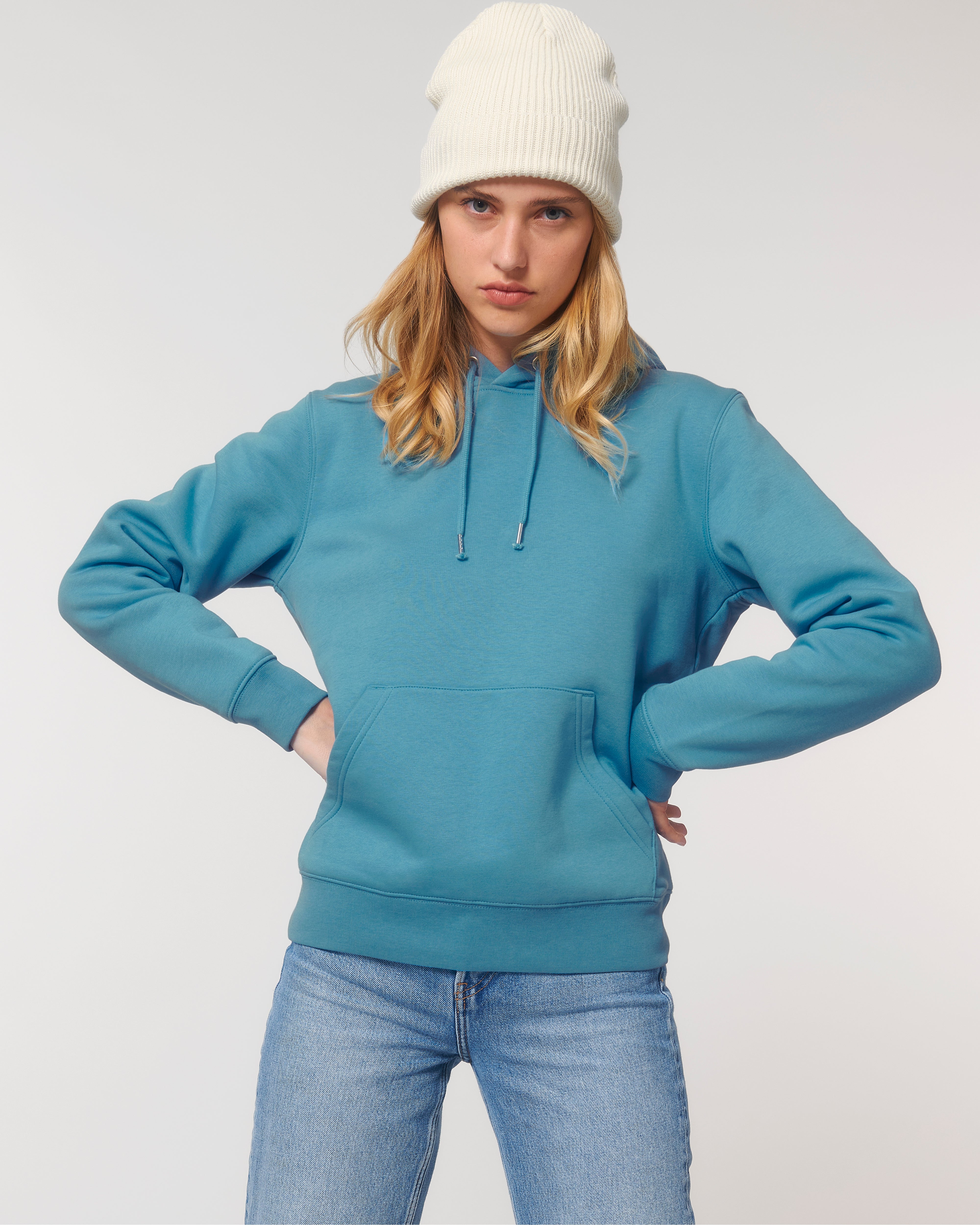 Sweat à capuche iconique à personnaliser en coton bio