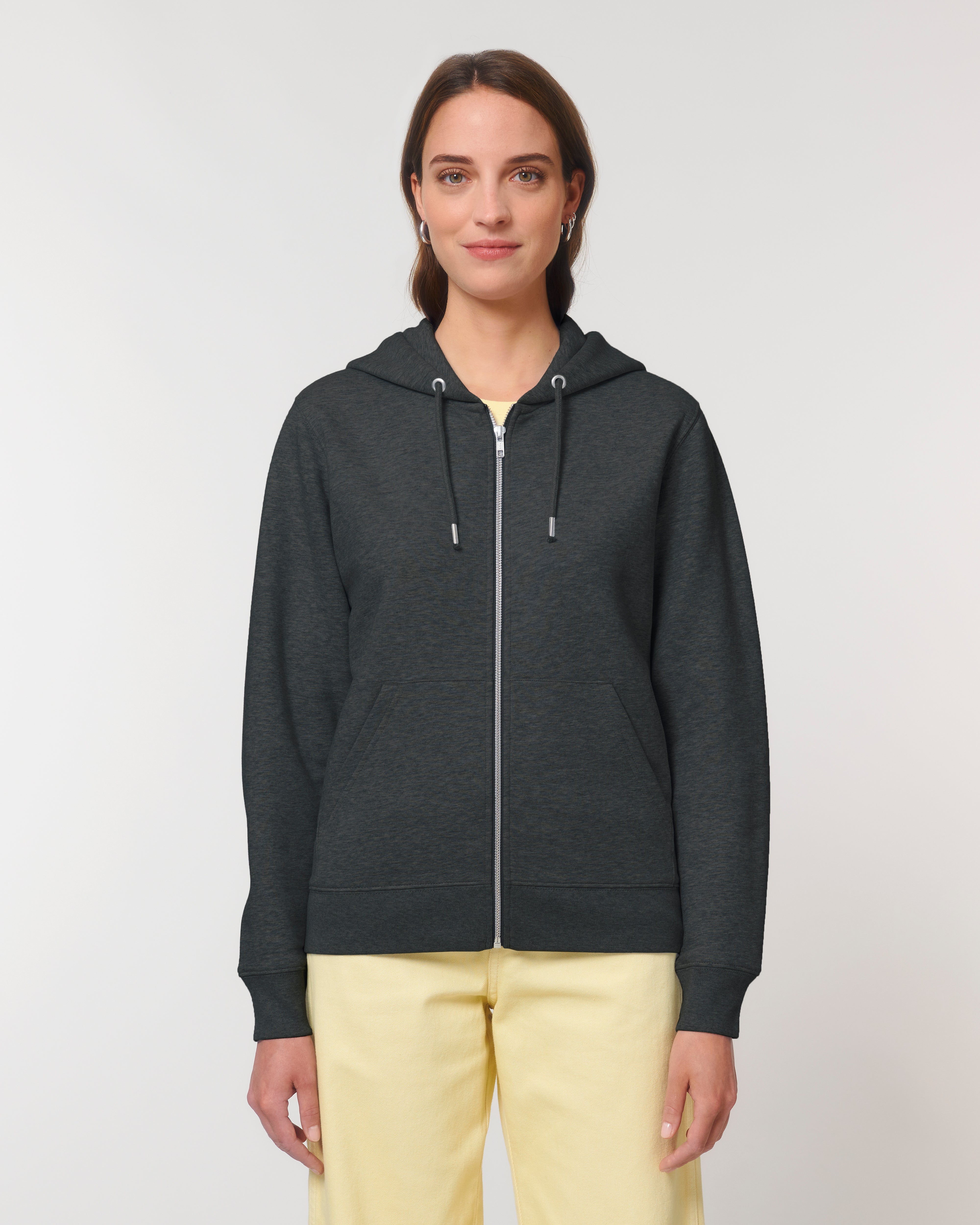 Sweat zippé épais à capuche unisexe personnalisable